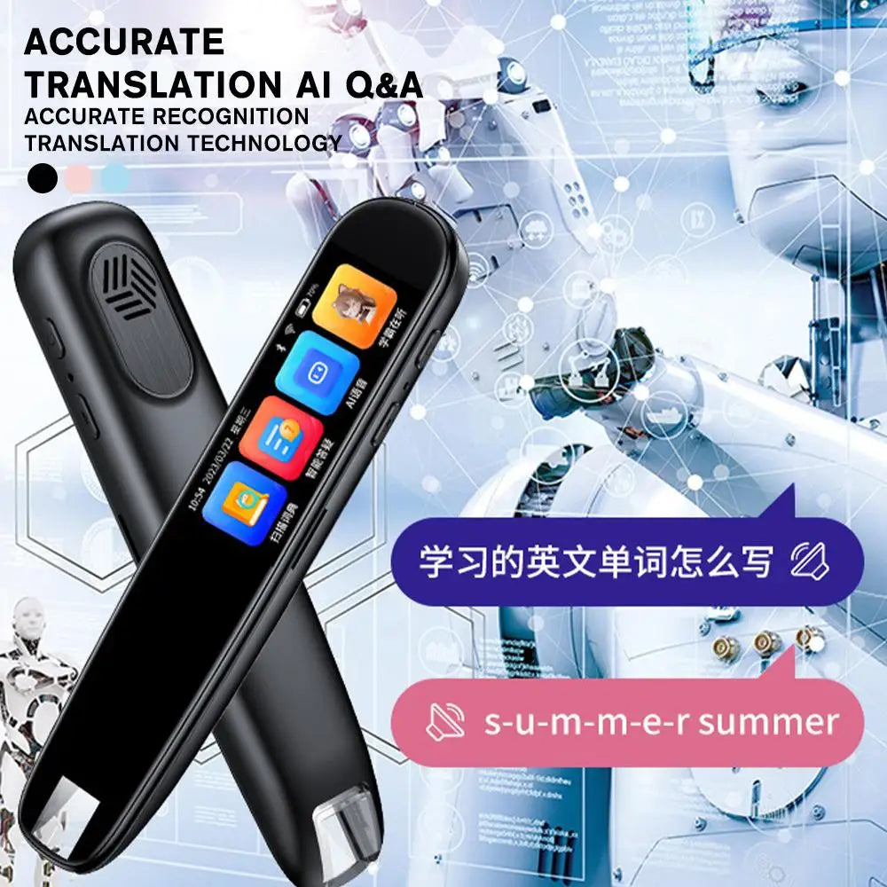 Offline 123-Language Smart Translation Pen - Intelligent Scanning Dictionary for Students and Teachers