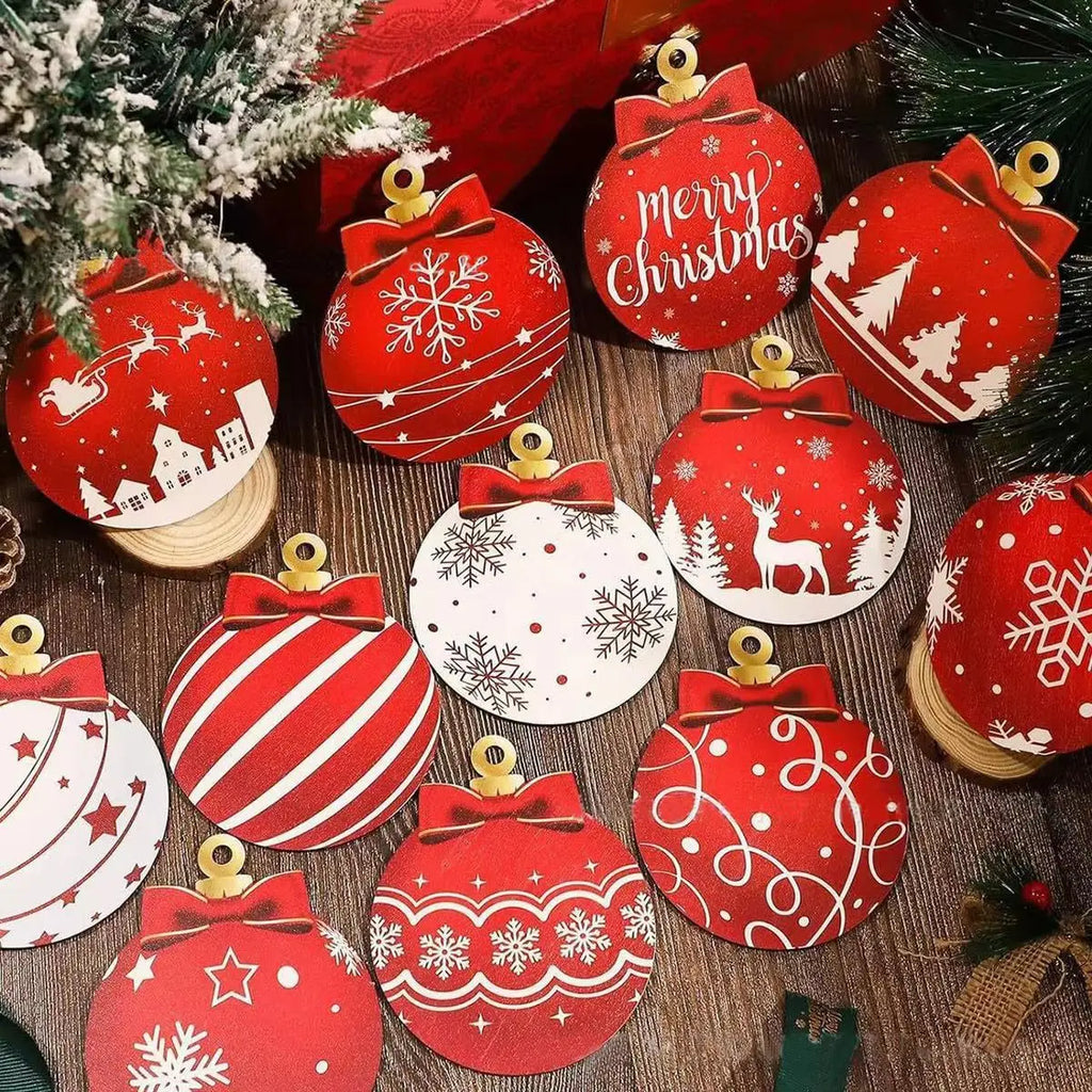 Christmas 12pcs No None Christmas Ball Ornaments Christmas Decoration 2025 Genuine