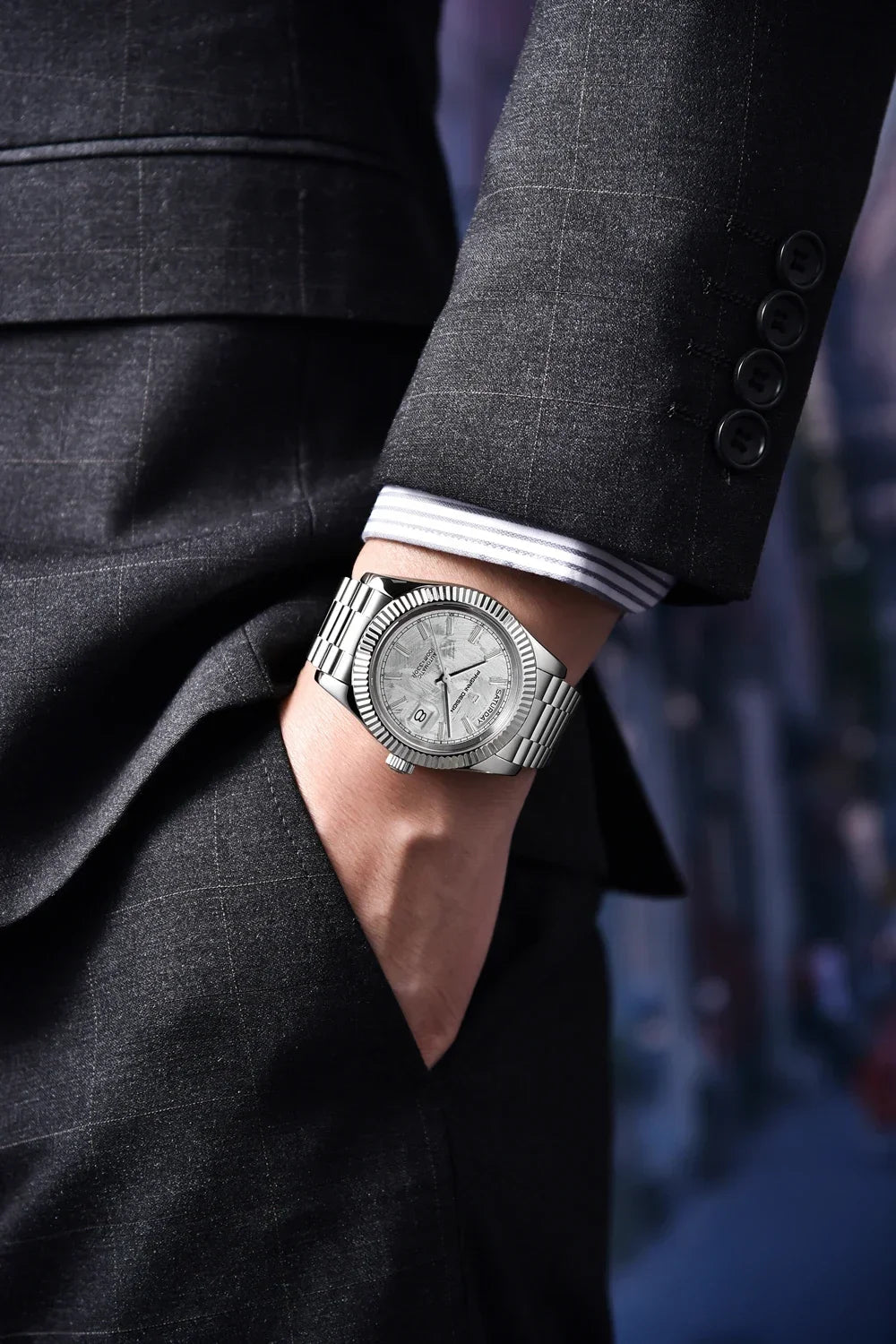 2025 PAGANI DESIGN DD40 Rose Gold Men’s Automatic Mechanical Watch – Luxury Sapphire Crystal Timepiece