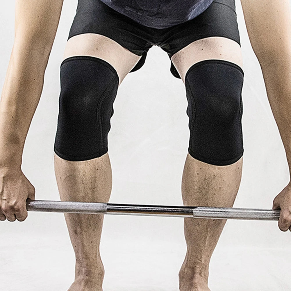 7mm Neoprene Knee Brace Compression Sleeve – Thickened Non-Slip Knee Support for Meniscus Tear, Running, Weightlifting & Workout