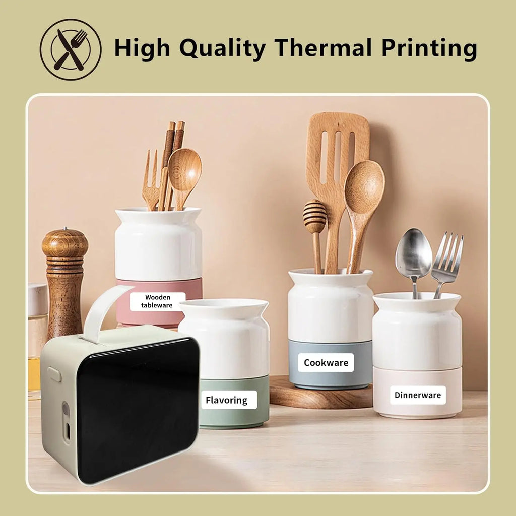 Marklife P15 Mini Portable Thermal Printer Without Ink Self-Adhesive Label Maker Printer For Stickers Labeller Labeling Machine