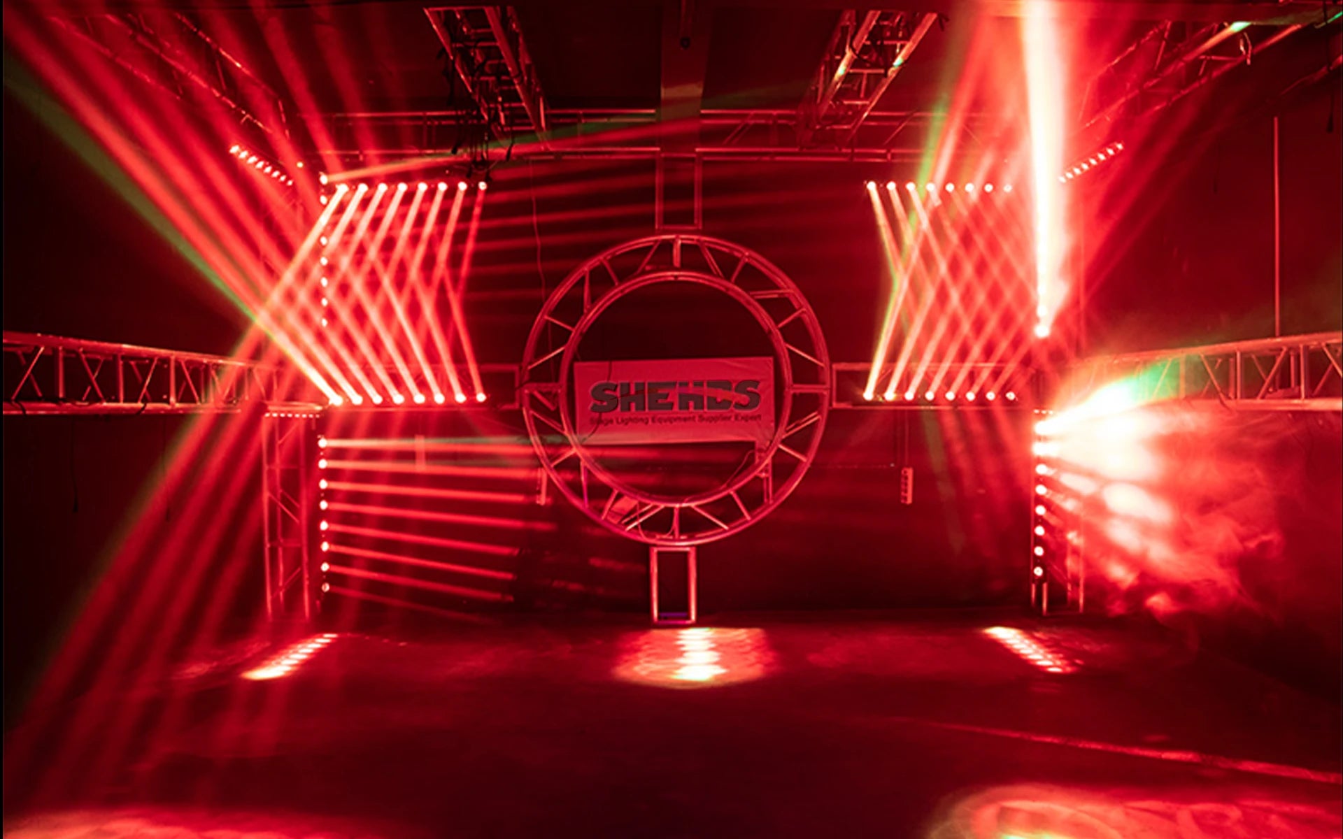 SHEHDS 8x12W RGBW LED Beam Moving Head Light – Professional DJ & Wedding Stage Lighting