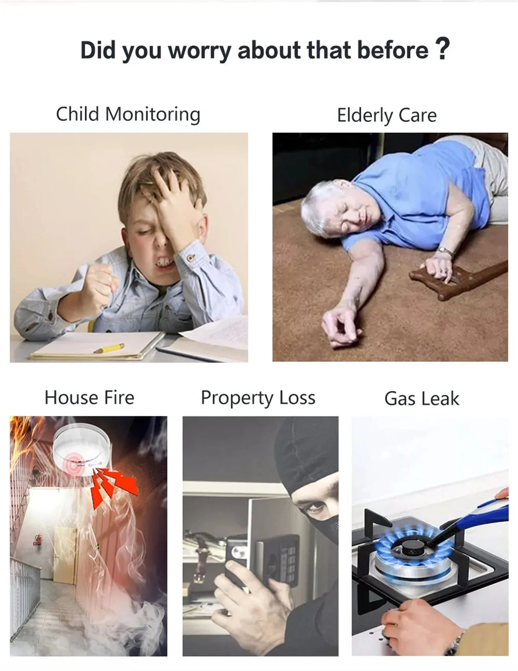 ✨ Smart WiFi + 4G Home Alarm System – Tuya Smart Life Security Kit with Door Sensor & GSM Backup