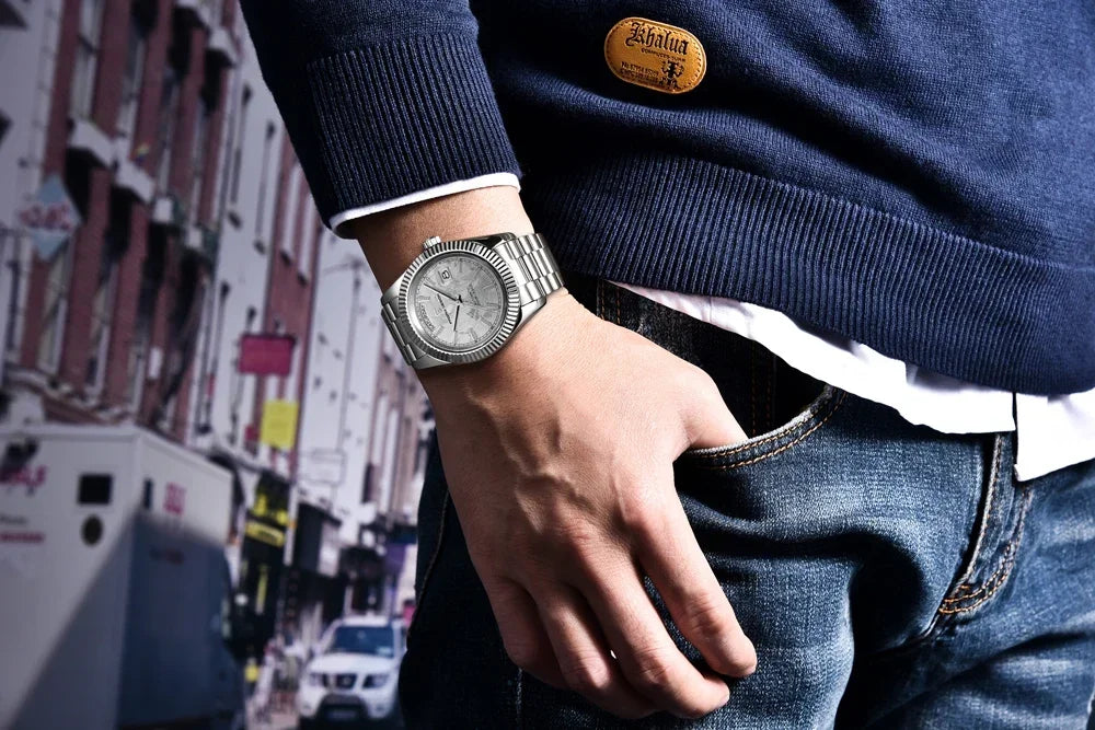 2025 PAGANI DESIGN DD40 Rose Gold Men’s Automatic Mechanical Watch – Luxury Sapphire Crystal Timepiece