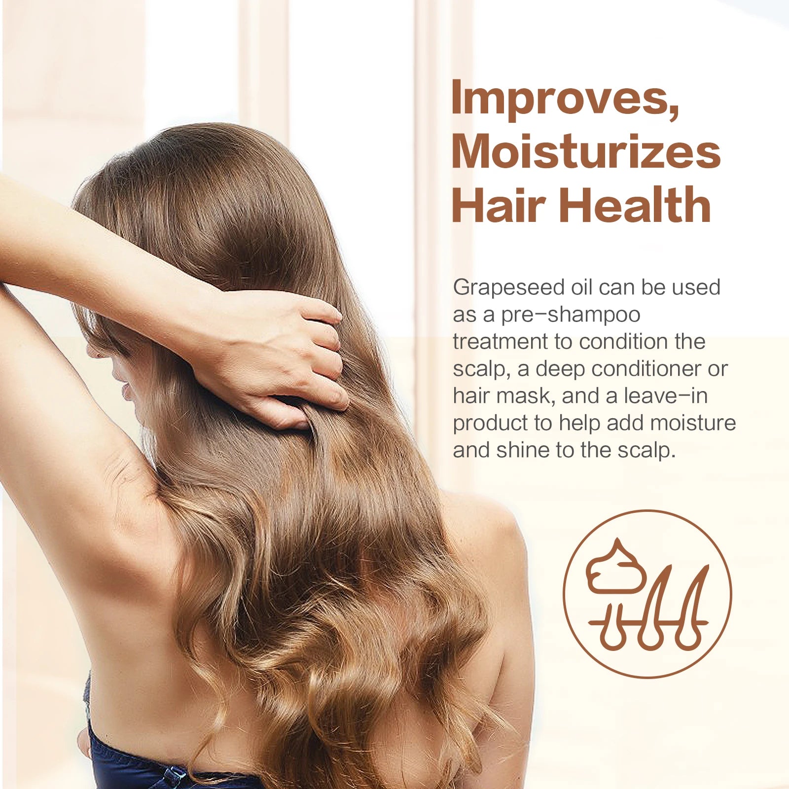 ✨ MAYJAM Organic Grapeseed Oil – 16 fl. oz Pure Cold-Pressed Natural Carrier Oil for Skin & Hair Wellness ✨