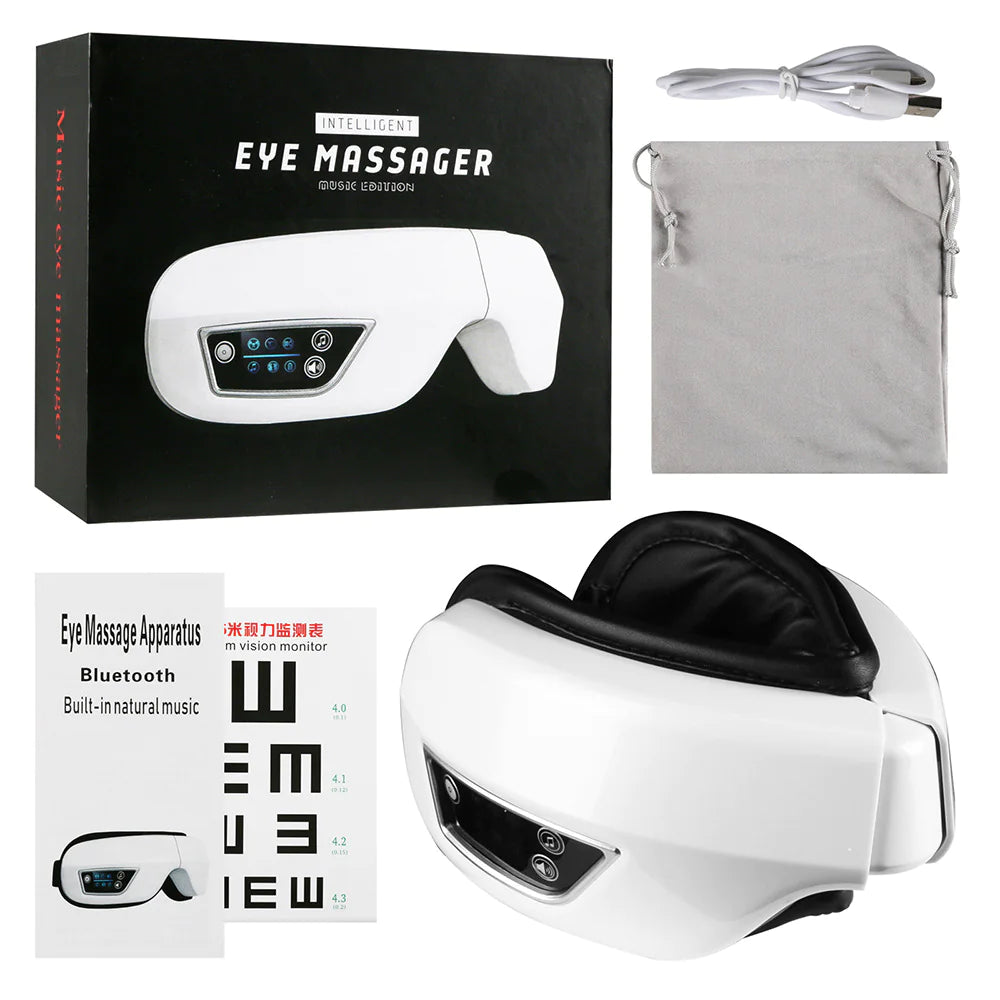 Smart Eye Massager with Heat & Vibration