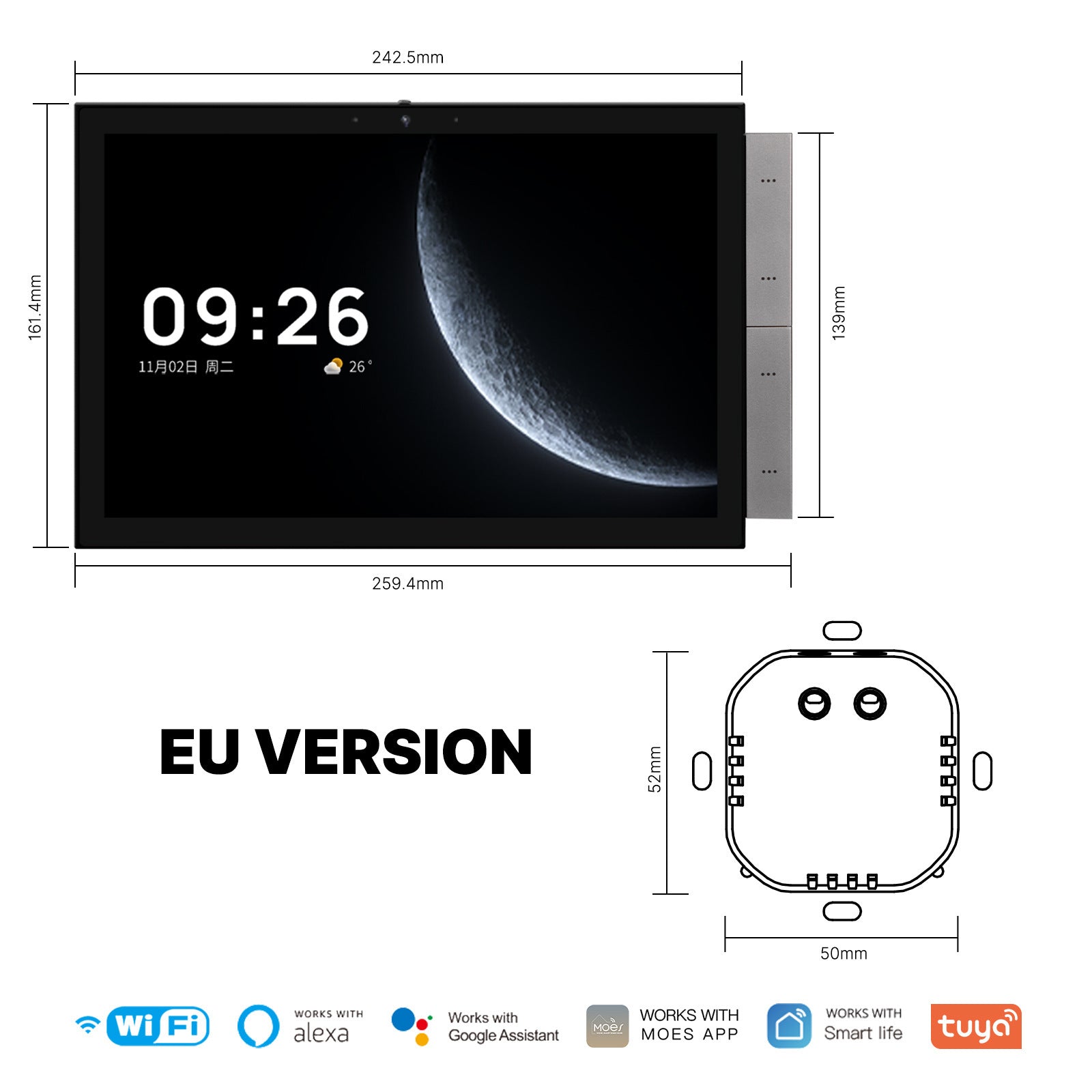 WiFi Graffiti Smart Home Smart Center Console Screen