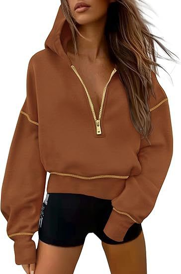 Women's Half Zipper Short Sweater